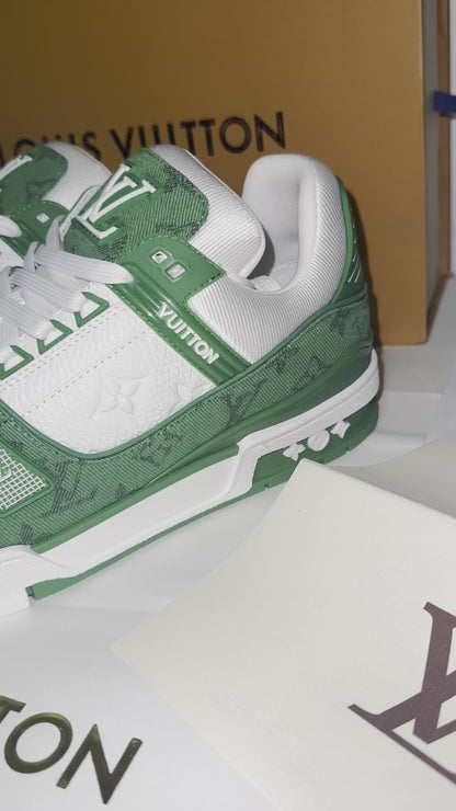 Louis Vuitton Trainer Sneakers Green