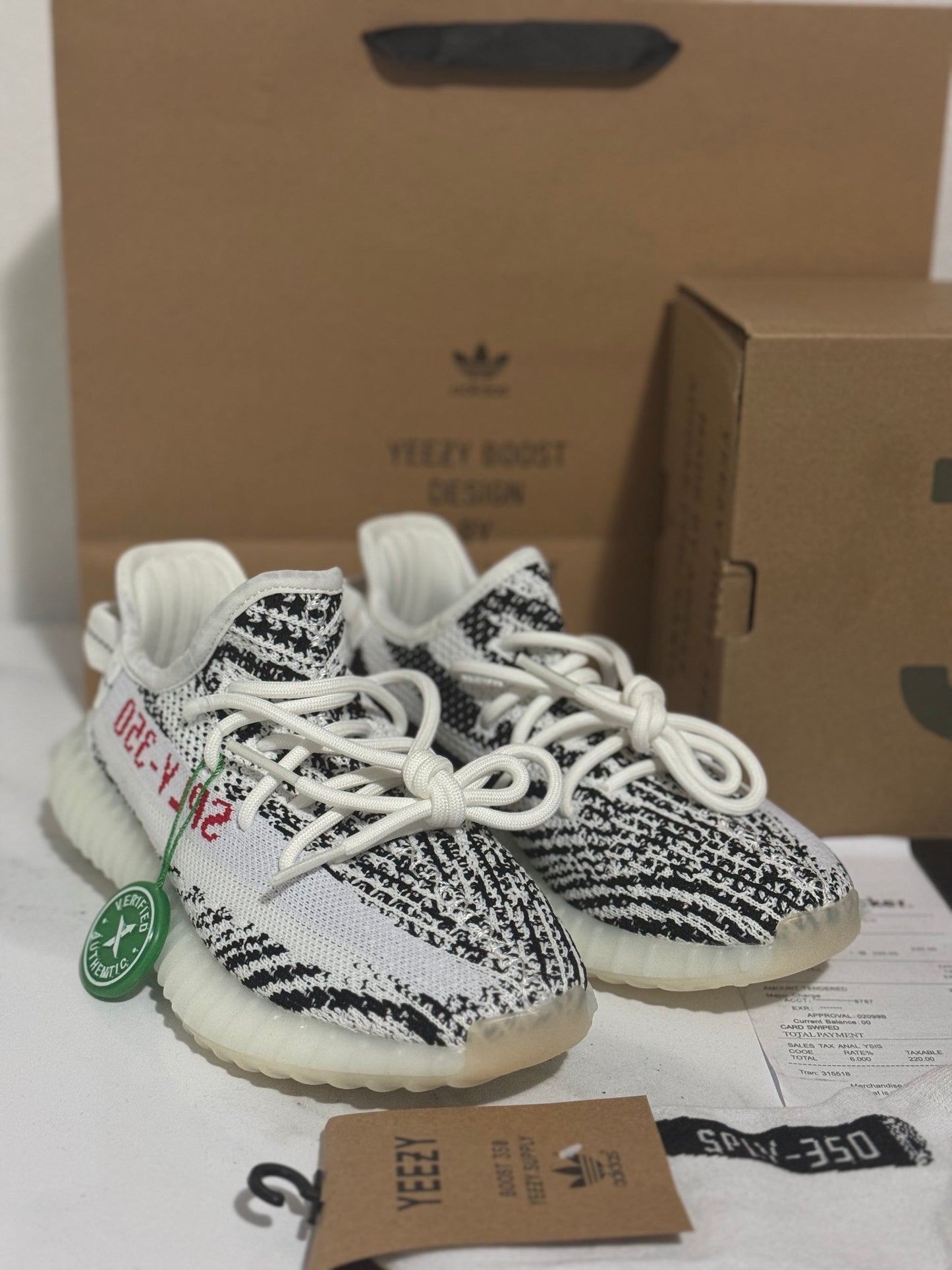 Adidas Yeezy Boost 350 "Zebra"